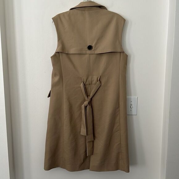 ZARA Double Breasted Waistcoat Dress L - Picture 6 of 10